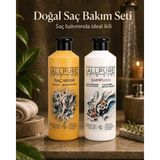 Allpure Hair Care Seti (Şampuan + Saç Kremi) Besleyici Onarıcı Sülfatsız Doğal İçerik