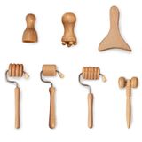 Allshow Ahşap Yüz Terapisi Kiti, 7 Parça Maderoterapia Yüz Kiti, Yüz Ahşap Terapi Seti, Ahşap Yüz Şekillendirme Seti - Yaşlanma Kırışıklıkları, Şişlik Yüz Cilt Masajı Aleti