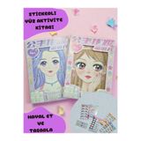 ALLStore HAYAL ET VE TASARLA STİCKER SETLİ AKTİVİTE KİTABI YÜZ VE TIRNAK AKSESUAR SETİ