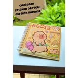 ALLStore KAPİBARA PUFİDİK KAPAK 13 SAYFA STİCKER KİTABI EĞLENCELİ STİCKERLAR KİTABI