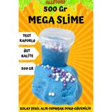ALLStore MEGA SLİME 500 GR MAVİ JUMBO BOY TEST RAPORLU