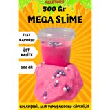 ALLStore MEGA SLİME 500 GR PEMBE JUMBO BOY TEST RAPORLU