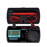 allsun Dijital Multimetre/DMM/Çoklu r Amp/Ohm/Volt Ölçer/Diyot ve Süreklilik Testi Cep Boyutu (EM3081)