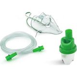 Alltimes Yetişkin Nebulizatör Maske - Yeşil - 5 Adet