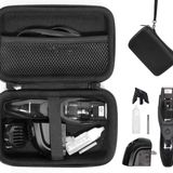 Alltravel Panasonic Kablosuz Erkek Sakal Düzeltici ER-GB42-K için kılıf, Düzeltici düzenleme seyahat çantası, Panasonic Islak ve Kuru Kablosuz Elektrikli Sakal ve Saç Kesme Makinesi, Hibrit Islak Kuru Tıraş Makinesi için