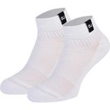 Allunique Beyaz Coolmax Performans ve Spor Çorabı Hızlı Kuruyan Termal Yarım Havlu Taban - 35 - 38