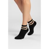 Allunique Siyah Kaydırmaz Taban Yoga ve Pilates Çorabı Tencel Lifli - 35 - 37