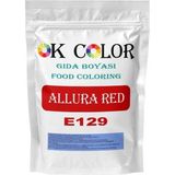 Allura Red E129 Bayrak Kırmızı Toz Gıda Boyası 50 gr
