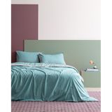 Allure King Size %100 Pamuk Nevresim Takımı - Turkuaz