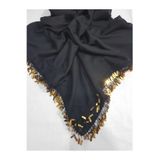ALLURİNG THE BETTER ONE El yapımı pullu yazma-Gold Pullu Siyah