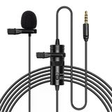 Ally 3.5Mm Universal Lavalier Kablolu Yaka Mikrofonu 6 Metre-(5775)