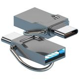 Ally 64 GB Type-C USB Otg Flash USB 2.0 100MB-S Gri Flash Disk