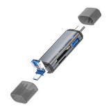 ALLY ADS-307 3 IN 1 USB + Micro USB + Type-c OTG Kart Okuyucu
