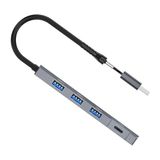 Ally ADS-309D 4 Portlu Usb+Type-C USB 3.0 Çoklayıcı Data Hub ADAPTÖR-1852 - Belirtilmemiş