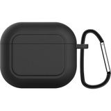 Ally Apple Airpods 3 Için Kancalı Ultra Ince Silikon Kulaklık Kılıfı ALL-35179 - Siyah