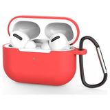 Ally Apple Airpods Pro İnce Slim Silikon Kılıf + Anahtarlık AL-31687 Kırmızı