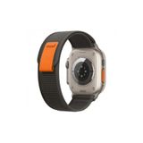 Ally Apple Watch 7-8 45mm 6-5-4 44mm Field Loop Kayış Kordon 3-2-1 42mm FÜME