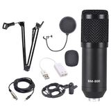 Ally BM800 Stüdyo Kayıt Youtuber Mikrofonu Seti + Stand + Pop Fil