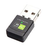 Ally Çift Bant 600 Mbps 2.4 Ghz +5 Ghz USB Kablosuz Wifi ADAPTÖR-(5775) - Siyah