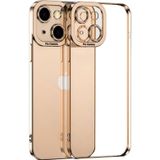 Ally Fashion Series İphone 13 Mini 5.4İnç Kılıf Renkli Kenar Lazer Çerçeveli Silikon Kılıf-(5775)