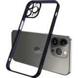 Ally Fashion Series İphone 13 Pro 6.1İnç Kılıf Renkli Kenar Lazer Çerçeveli Silikon Kılıf-(5775)