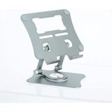 Ally G68 360° Dönebilen Metal Masaüstü Laptop STANDI-(5775) - Gümüş