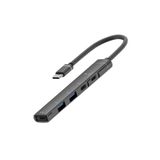 Ally HB01 5ın1 Type C Dönüştürücü Adaptör Hub Çoklayıcı - Siyah
