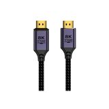 Ally HDMI To HDMI 8k Hd 2.1uhd Mıknatıs Başlıklı Kablo 2 Metre - Siyah