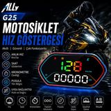 Ally Hud G25 Obd2 + Gps Head Up Display Hud, Dijital Hız Göstergesi - Motosiklet ile Uyumlu - Siyah