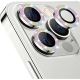 Ally İphone 12 Pro Max 3D Metal Çerçeveli Kamera Lens Koruyucu-(5775)