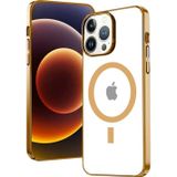 Ally İphone 13 Pro Max 6.7İnç Magsafe Uyumlu Renkli Kenar Silikon Kılıf-(5775)