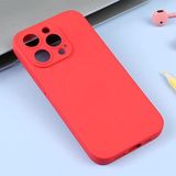ALLY iPhone 14 Pro 6.1inç Liquid Silica Magsafe Uyumlu Silikon Kılıf KIRMIZI