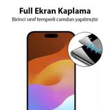Ally İphone 15 Plus Full Glue Tempered Kırılmaz Cam Ekran Koruyucu-1852