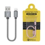 Ally Iphone Ios 3.0A Hızlı Şarj Halat USB Kablo 20CM-(5775) - Seçenek