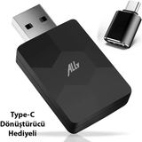 Ally Kablosuz Car Play Adaptörü Apple ve Android Cihazlar Için Wireless Carplay ? - KR0025-5ONOI - Siyah