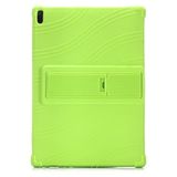 Ally Lenovo Tab E10 TB-X104F Tab 4 10.1 Inch Tablet Standlı Silikon Kılıf AL-34086 - Yeşil