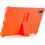 Ally Lenovo Tab P11 Pro TB-J706 Standlı Silikon Kılıf Tablet Kılıfı AL-34791 Turuncu