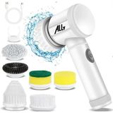 Ally Magic Brush 5İn1 Fırça Başlıklı Şarjlı Temizleme Fırçası Banyo/Fayans/Zemin Temizleyici-1852