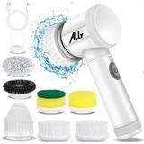 ALLY Magic Brush 5in1 Fırça Başlıklı Şarjlı Temizleme Fırçası Banyo/Fayans/Zemin Temizleyici