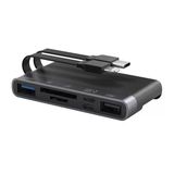 Ally Nk-1048Hd 6İn1 Usb + Type-C + Lightning + Sd-Tf Kart Okuyucu Çevirici Adaptör-(5775)