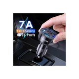 Ally QC3.0 dört Port Çıkışlı Çoklu Usb Araç İçi Çakmaklık Hızlı Şarj Başlığı SİYAH