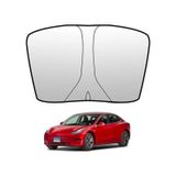 Ally Tesla Model Y Model 3 İçin Ön Cam Güneşliği Katlanır Ön Pencere Güneşlik