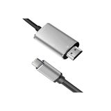 Ally Type-C To Hdmi 4K 60Hz Çevirici Görüntü Kablosu 1.8m - Hdtv Projektör - Siyah