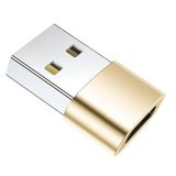 Ally Usb To Type-c Dişi Çevirici Dönüştürücü Adaptör Gold