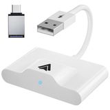Ally Usb+Type-C Android Kablosuz Carplay Adaptör Çevirici - Youtube Netflix Tiktok - MCT2004-2372 - Siyah