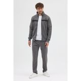 allymoda Kompakt Pamuklu Comfort Fit Erkek Hakim Yaka Eşofman Takım ALLY-3036