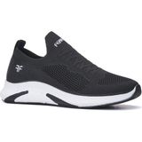 Allyup Günlük Sneaker Slip-on Nefes Alabilen Hafif Yürüyüş Bağcıksız Esnek Siyah Beyaz Unisex Spor Ayakkabı