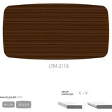 Allzalit Cdf Masa Tablası 90X180 - DCLTM3118