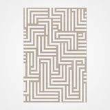 Alma Krem Geometrik Modern Geometrik Etnik Desenli Boho Makinada Yıkanabilir Hafif Hav Toz Vermez Leke Tutmaz Kaymaz Taban Dijital Makine Baskı Halı Oturma Odası Salon Yolluk Koridor Mutfak Halısı