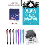 Alma ve Yedi Canavar ve Charlie'nin Büyük Cam Asansörü 2'li Set - Kalem